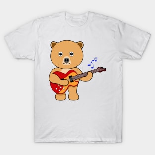 Bear and the Guitar T-Shirt